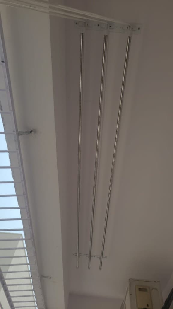 Cloth Drying Hanger 4 Feet 3 Rods Set