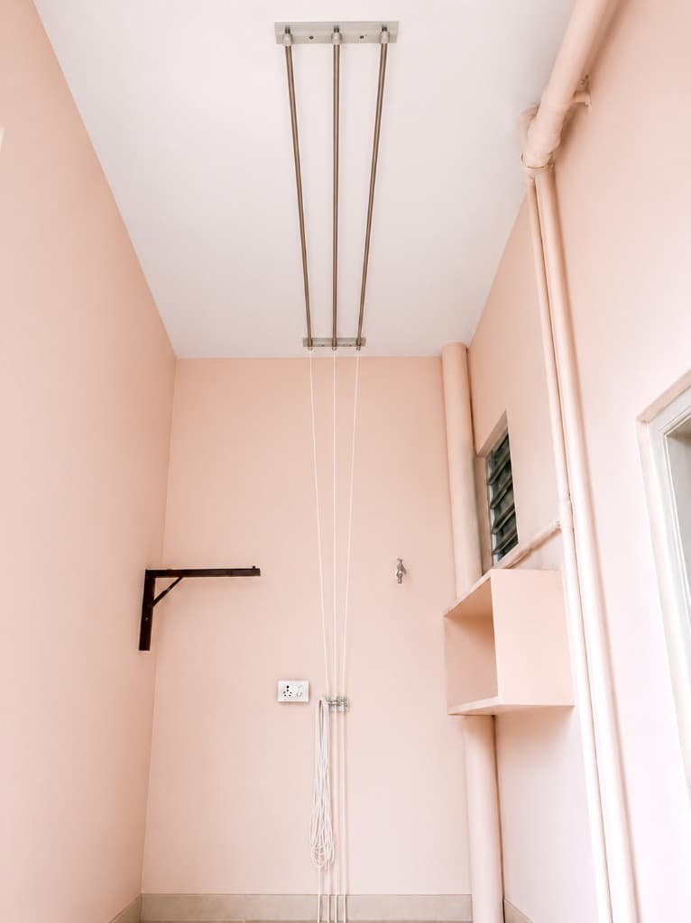 Cloth Drying Hanger 4 Feet 3 Rods Set